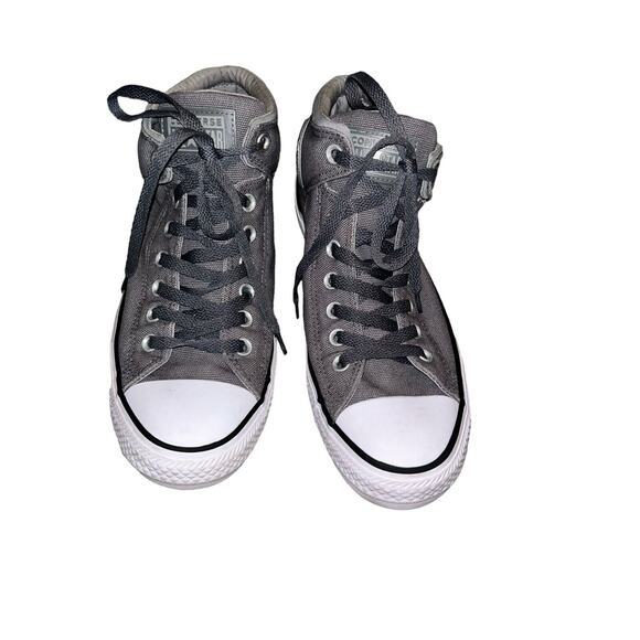 Converse Chuck Taylor Shoe Mens 9.5 Gray Canvas High Top Thunder Sneaker 155470C - Picture 2 of 11